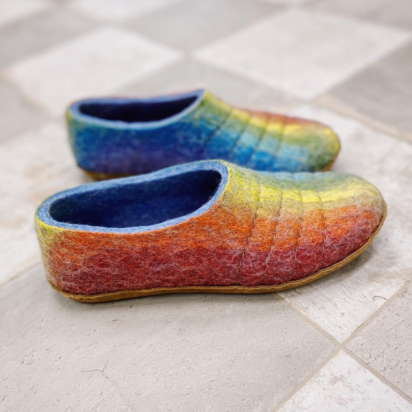 BURE-V Women's clogs - Rainbow
