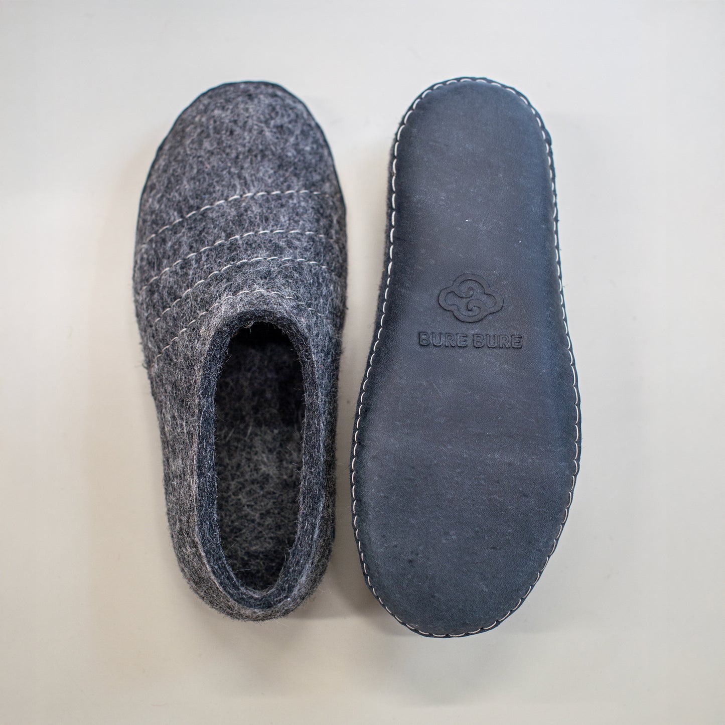 Men's Classic Wool Slippers - Cocoon Gray