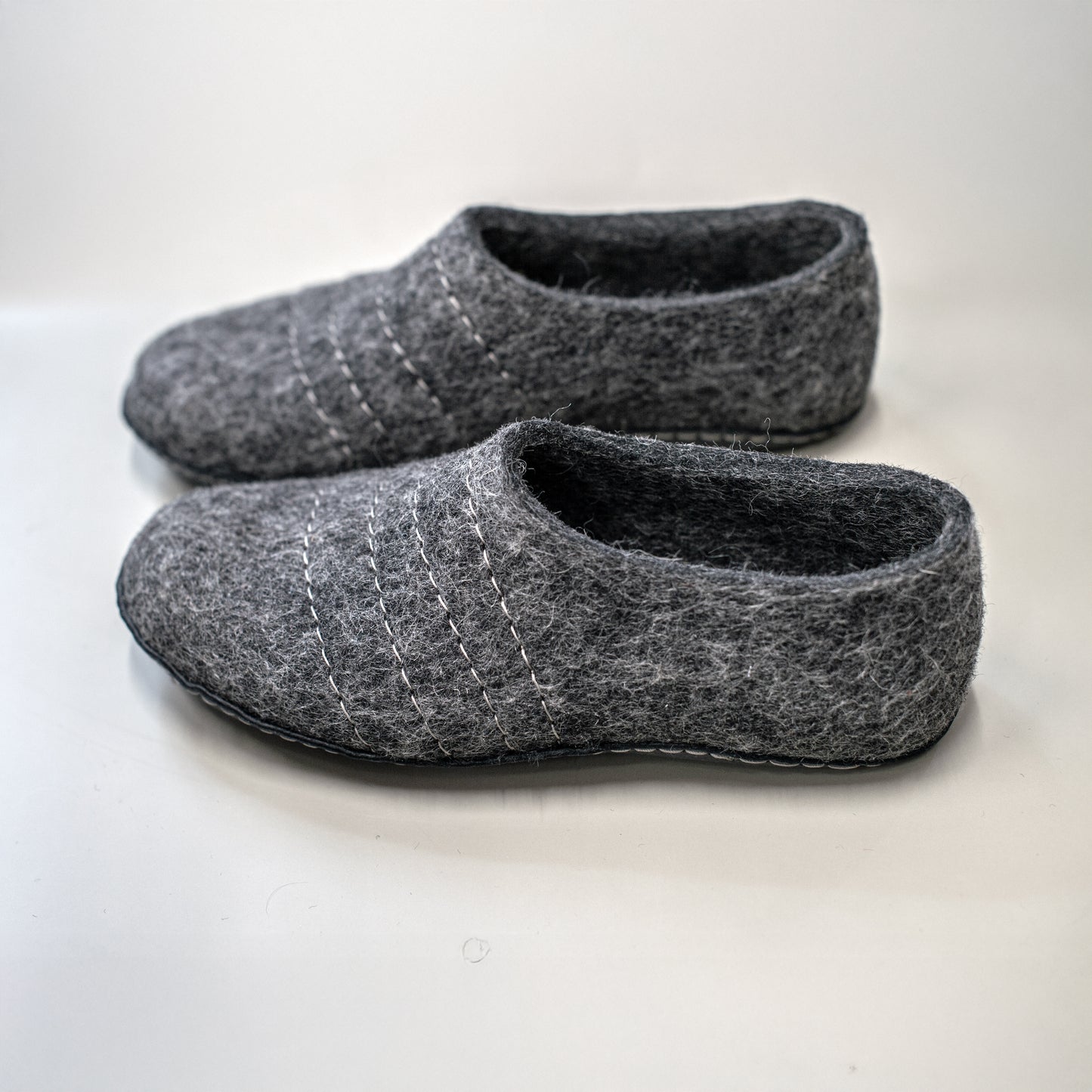 Men's Classic Wool Slippers - Cocoon Gray
