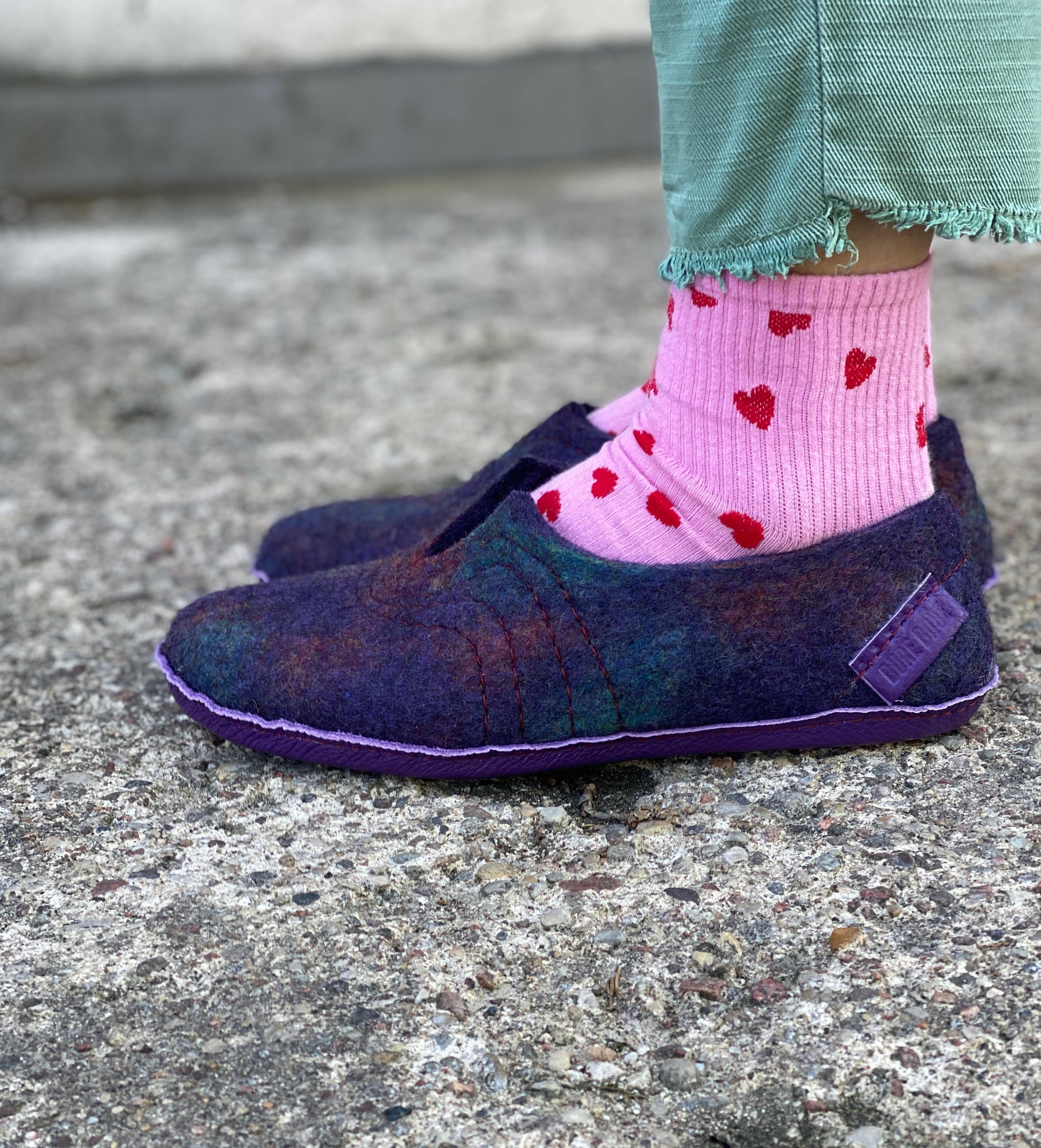burebure boiled wool slippers