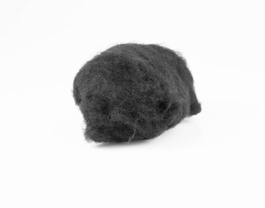 Black Wool for Wet Felting, Tyrolean Bergschaf from BureBure