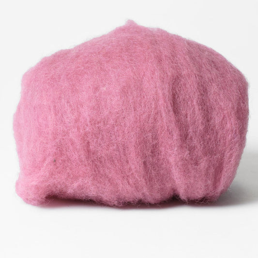 Roso Rose Wool Batt from BureBure Wet Felting Wool Color Palette
