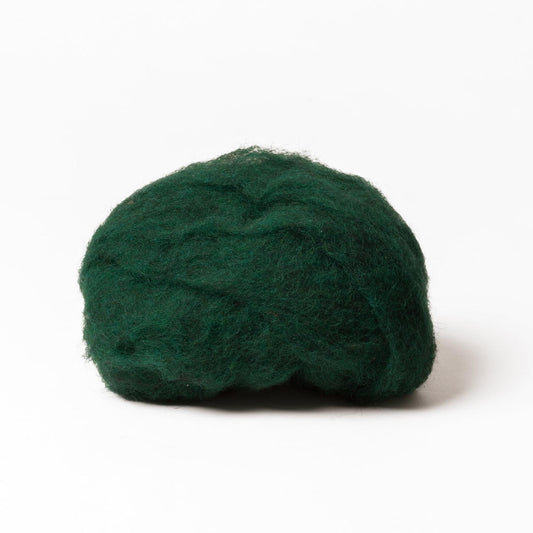Dark Green Best Sheep Wool for Wet Felting From the tyrolean rock sheep