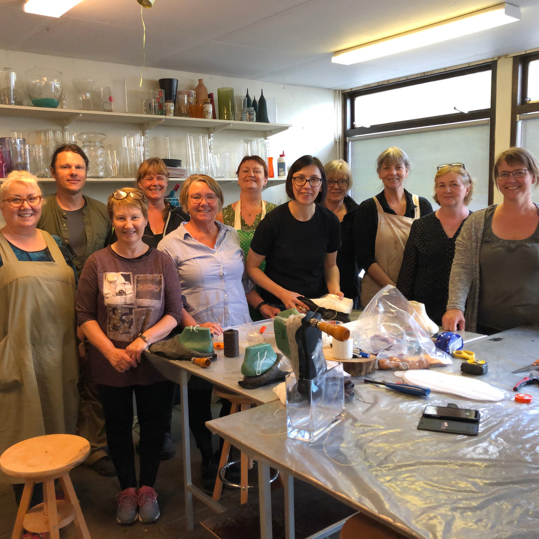 Wool felting workshop in Iceland 2019
