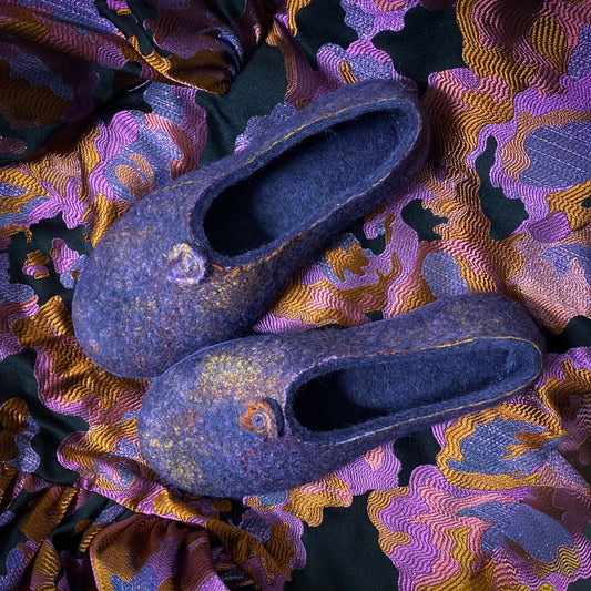 [felted_slippers],[wool_slippers], [burebure_slippers], [warm_wool_slippers], Fairy Slippers Youth (Eu 30/39), BureBure shoes and slippers