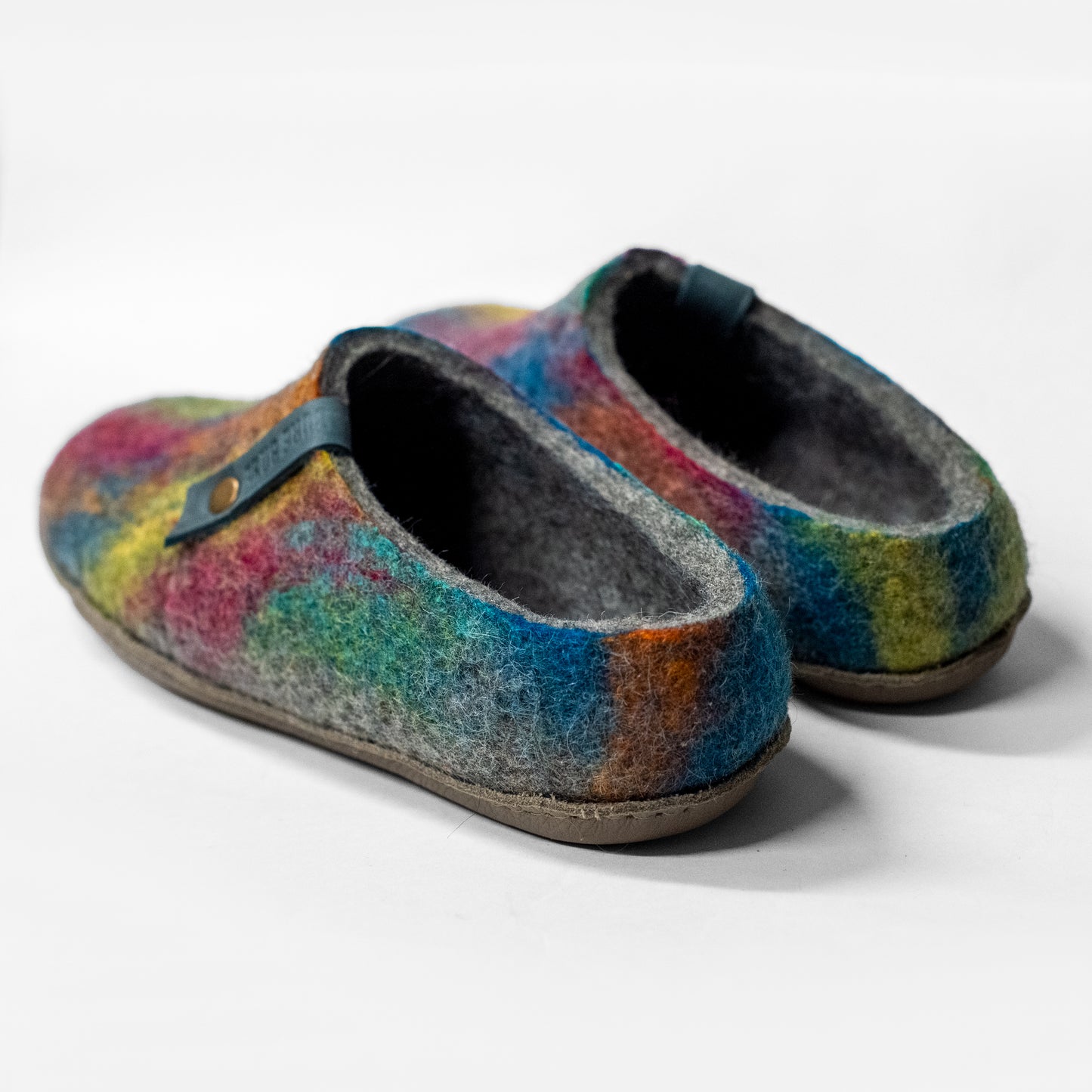 Slip-On Slippers SEMI-Rainbow/grey COCOON
