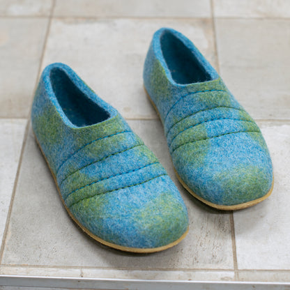 COCOON  Slippers Clogs  - Turquoise Green