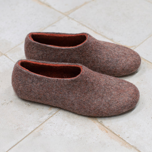 Women's clogs slippers - Rust Grey - Ready to ship - 40.5 EU - 10 US