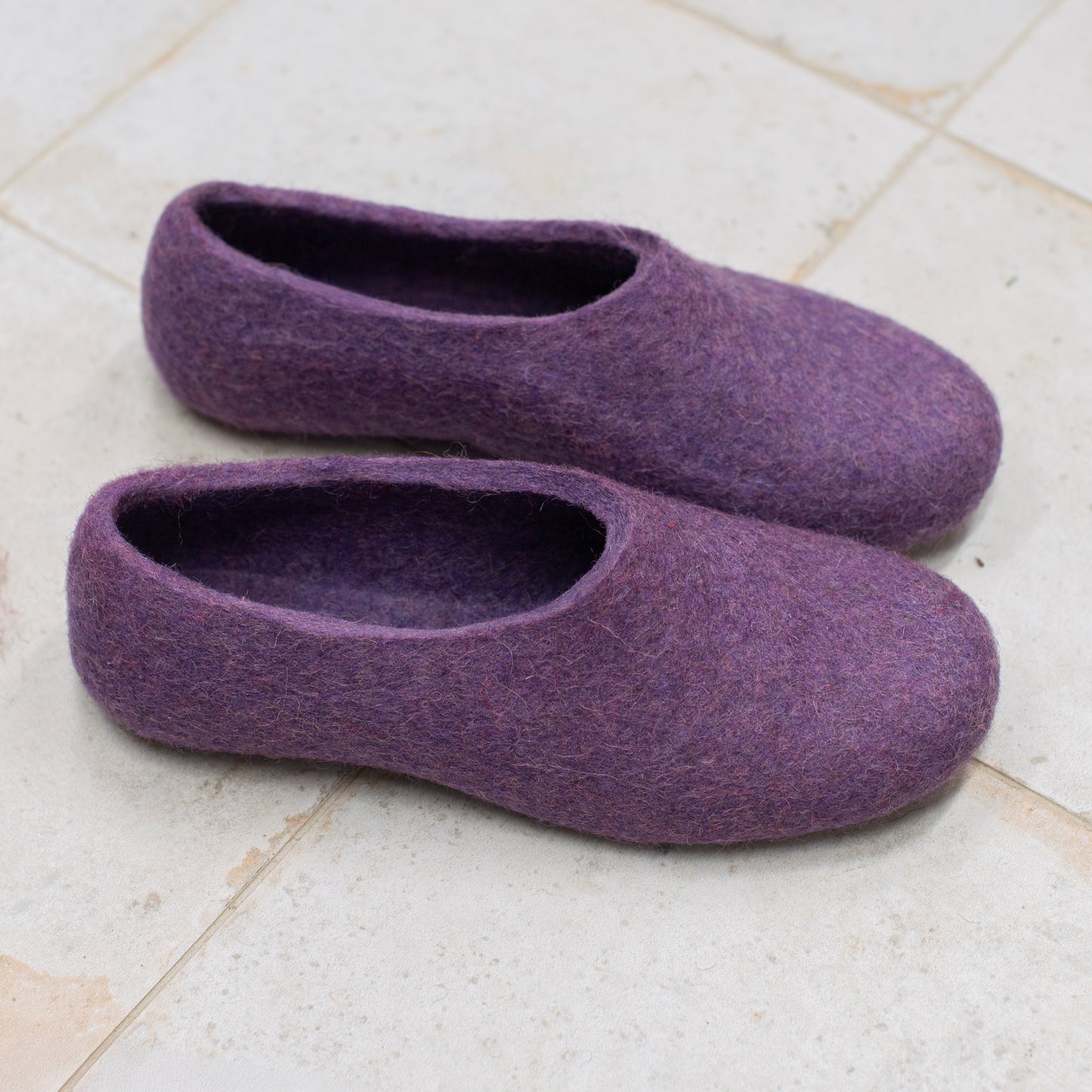 Women's slippers  Lavender purple- Ready to ship - 37 EU - 6.5 US