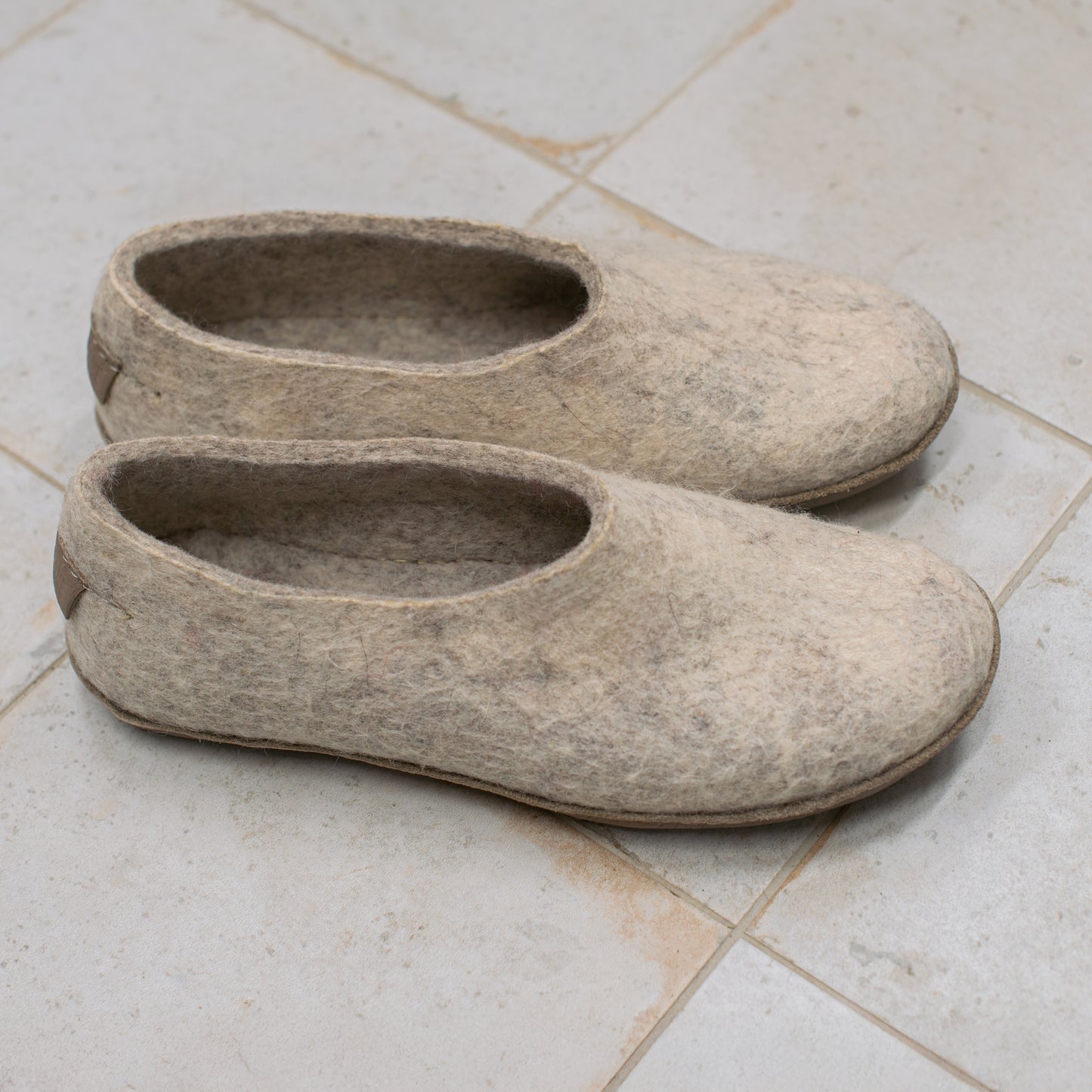 Women's clogs slippers Light Beige - Ready to ship - 41,5 EU - 11 US