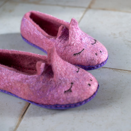 Pink Unicorn Slippers Youth (Eu 30/39)