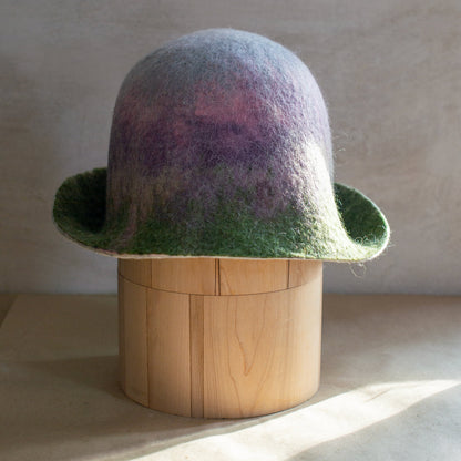 [felted_slippers],[wool_slippers], [burebure_slippers], [warm_wool_slippers], Felted Wool Sauna Hat - Custom Name Personalization Available, BureBure handmade felted wool slippers