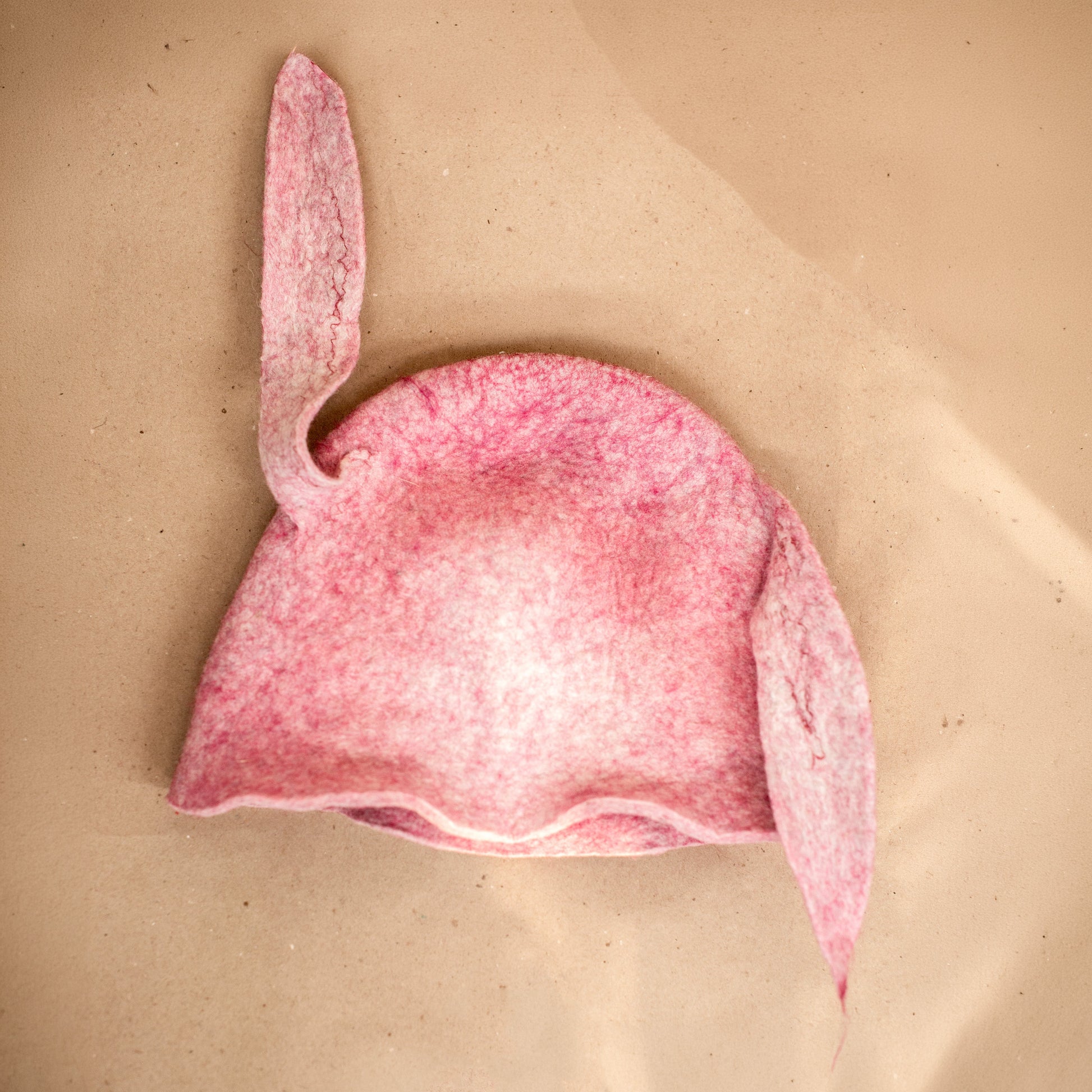 [felted_slippers],[wool_slippers], [burebure_slippers], [warm_wool_slippers], Bunny Ears Sauna Hat - Custom Name Personalization Available, BureBure handmade felted wool slippers