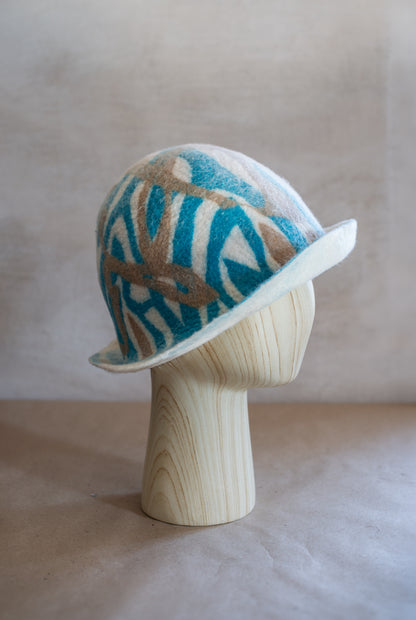 Reversible Extra Fine Merino Wool Sauna Hat