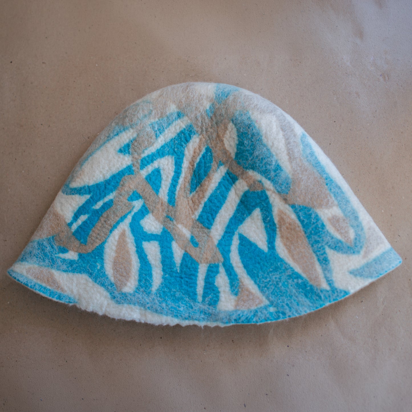 Reversible Extra Fine Merino Wool Sauna Hat
