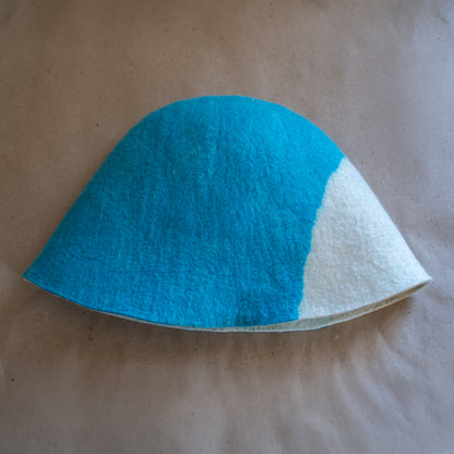 Reversible Extra Fine Merino Wool Sauna Hat