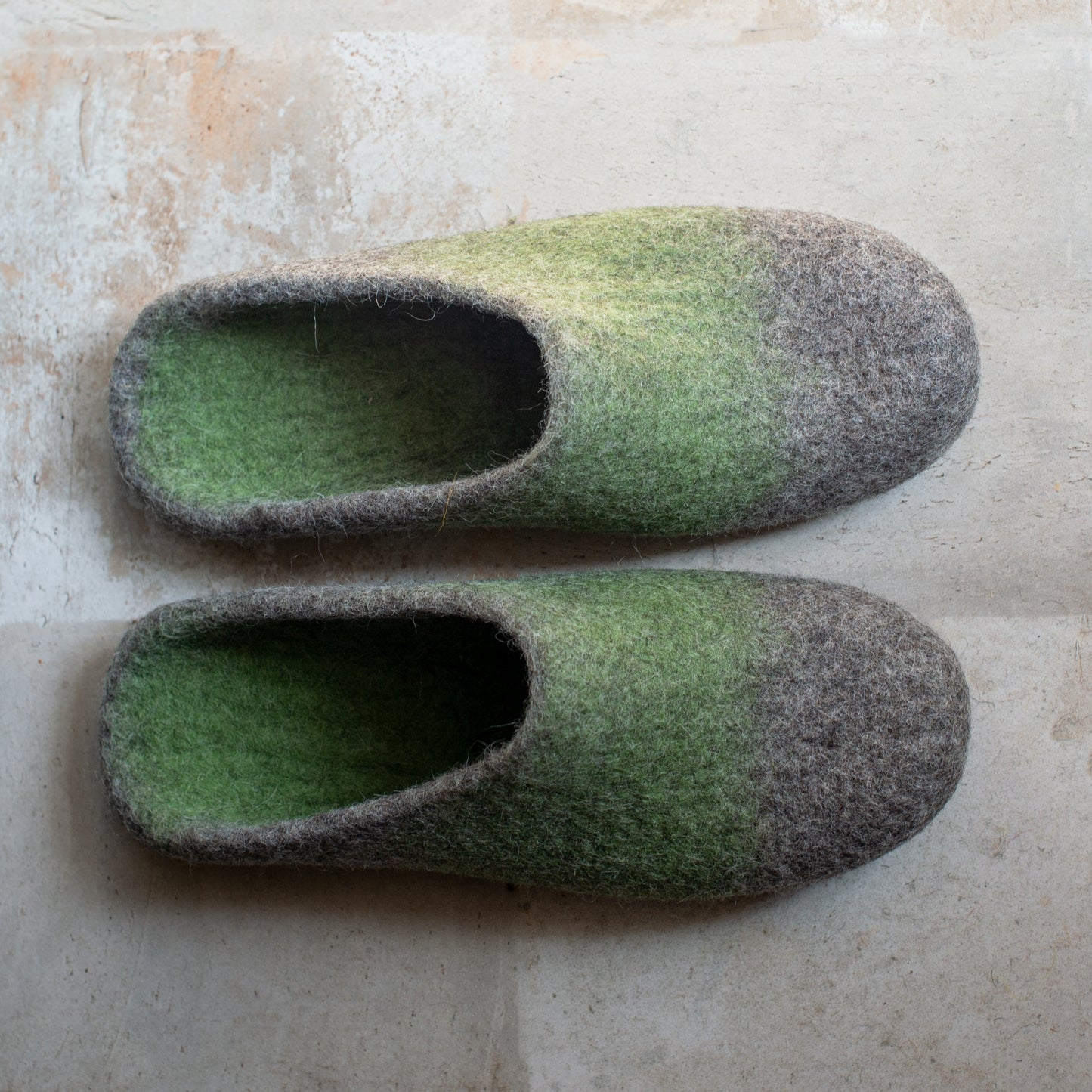 [felted_slippers],[wool_slippers], [burebure_slippers], [warm_wool_slippers], Men's Slip Ons Slippers, BureBure handmade felted wool slippers