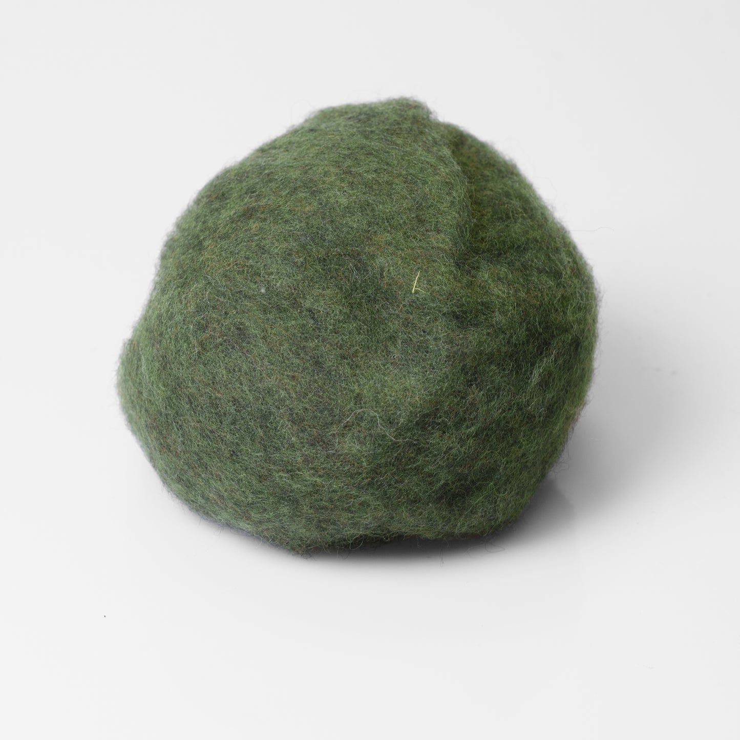 13 Melange Dark Olive Bergschaf Wool for Wet Felting
