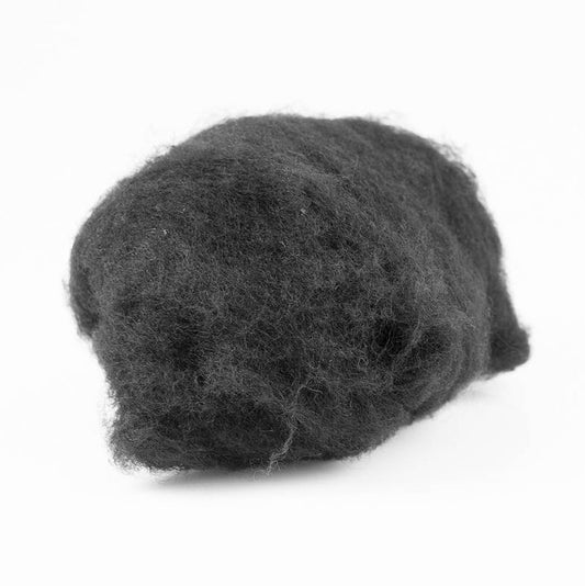 Black Wool for Wet Felting, Tyrolean Bergschaf from BureBure