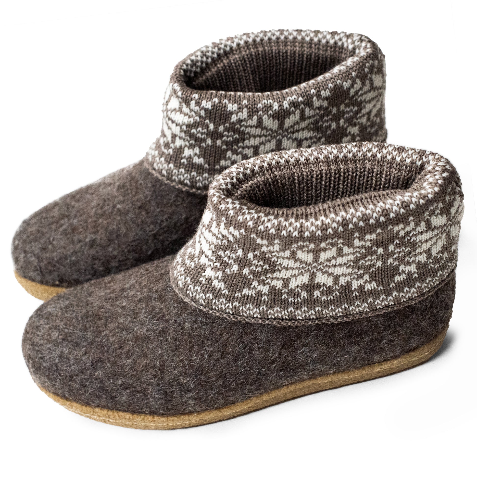 [felted_slippers],[wool_slippers], [burebure_slippers], [warm_wool_slippers], Women's SKANDI WOOBOOTS with Knitted Leg Warmers, Bure Bure wool slippers