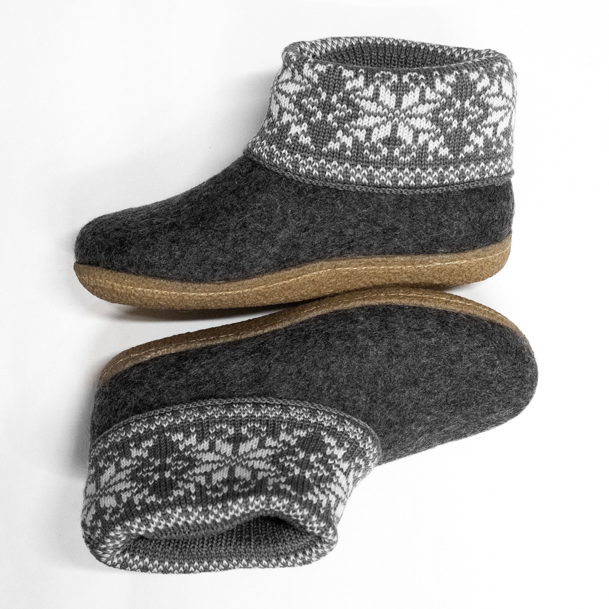 Nordic Ornament Knit Leg Warmers Wool Leg Warmers Winter 