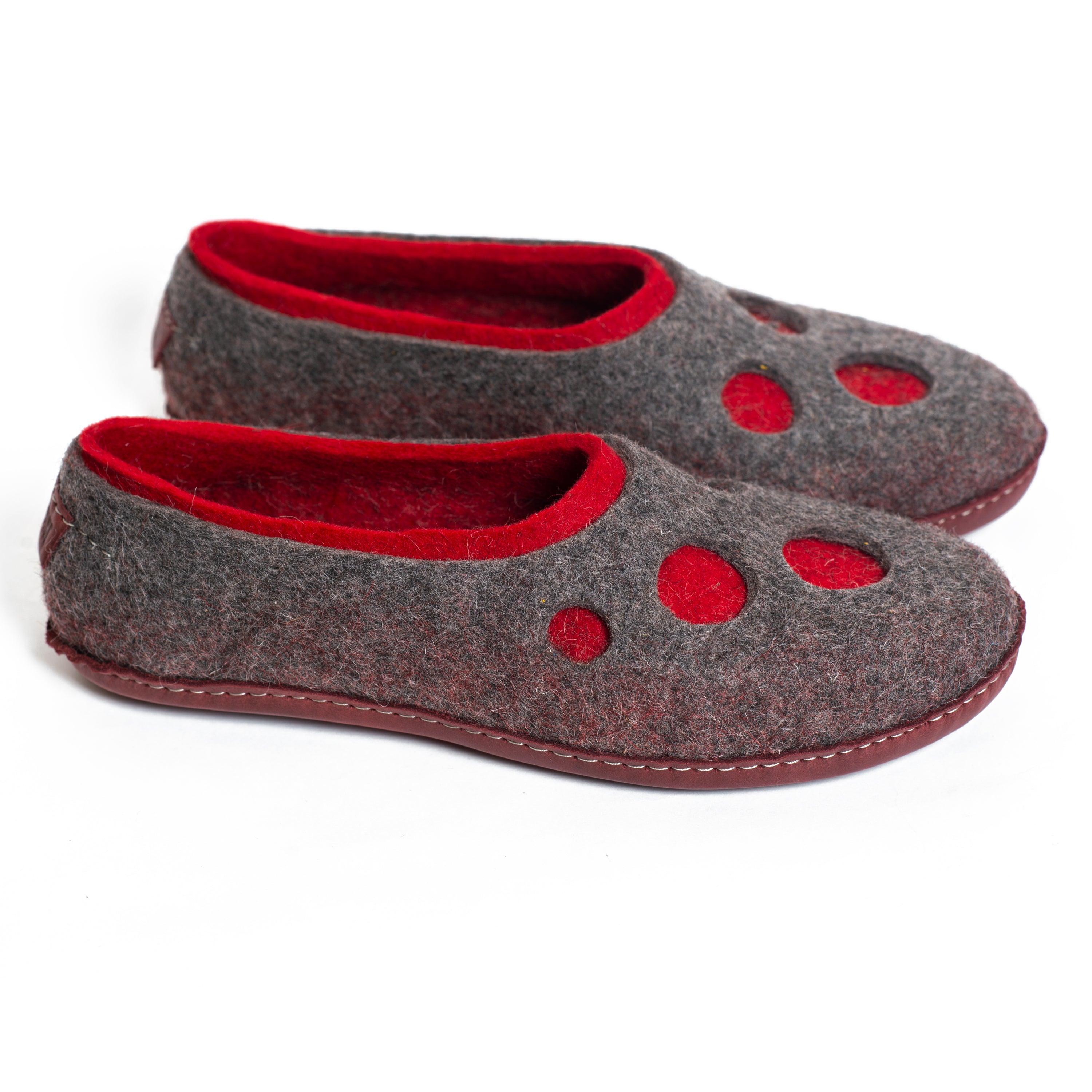 2in1 Craters - Dual-Layered Felted Wool House Slippers for Men ...