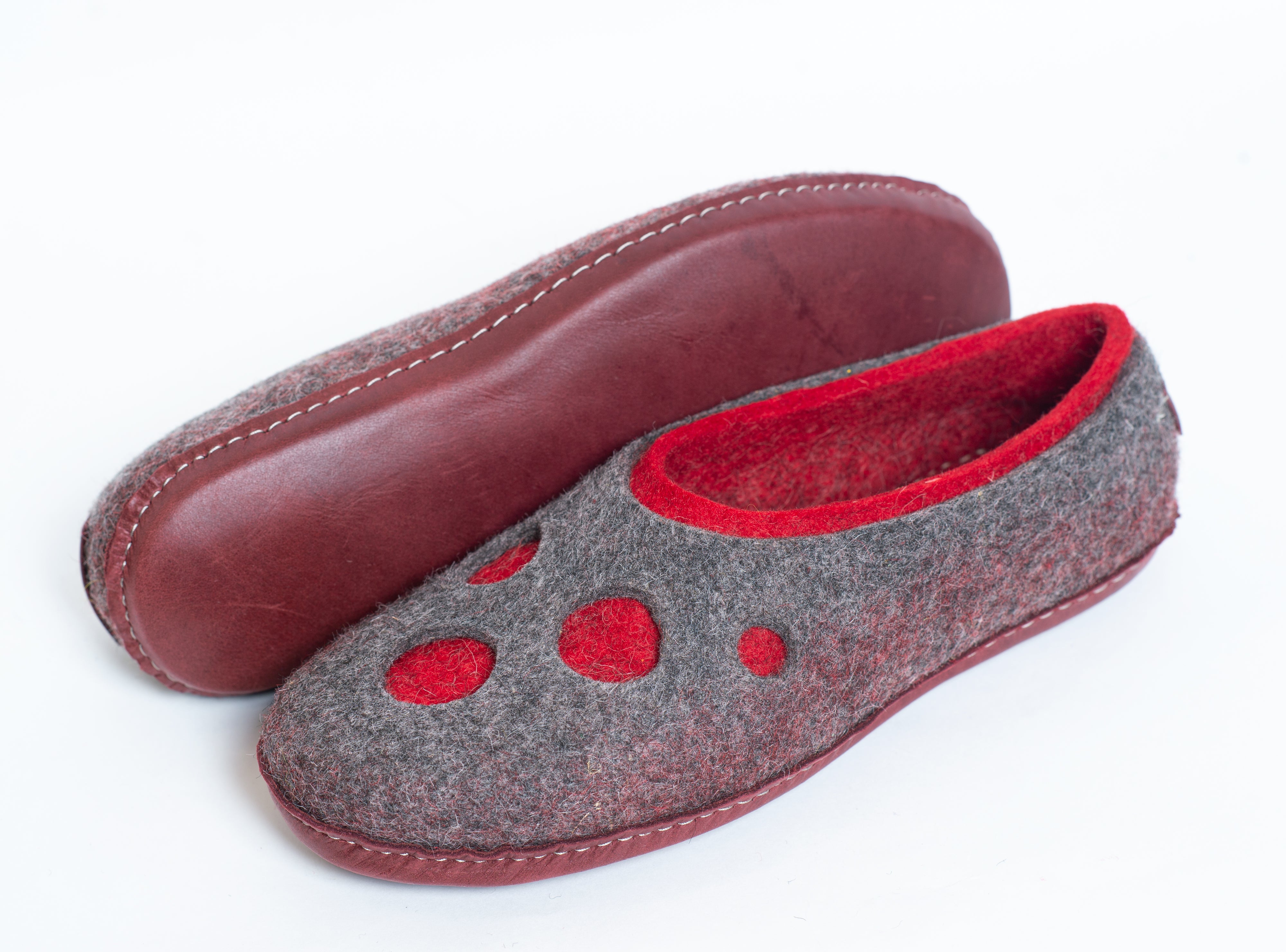 Ladies felt online slippers