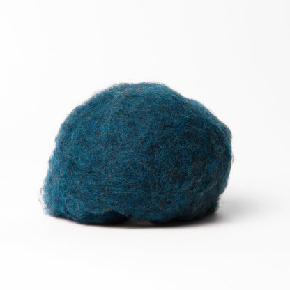 Petrol Dark Tyrolean Wool, Blue Wool Shades for Wet Felting Workshops and Masterclasses from New Wool Colors Palette by BureBure 