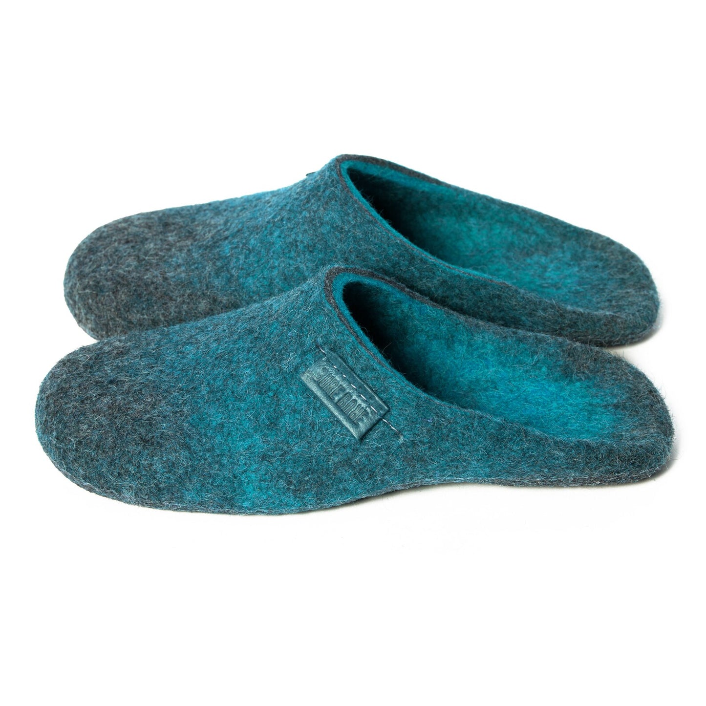 [felted_slippers],[wool_slippers], [burebure_slippers], [warm_wool_slippers], Colorful Felted Wool Slides Slippers for Women, Bure Bure wool slippers